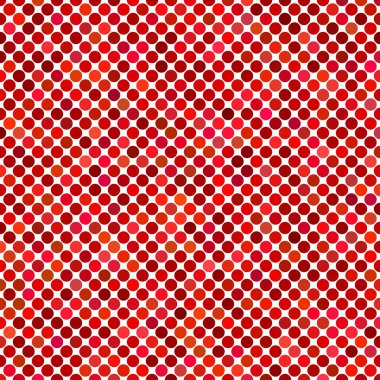 Renkli noktayı desen arka plan - kırmızı daireler üzerinden vektör grafik tasarım