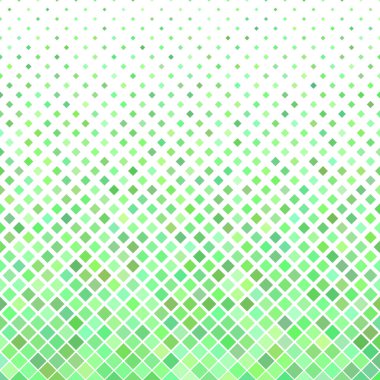 Çapraz kare desen arka plan - vektör grafiği yeşil tonlarda kareler
