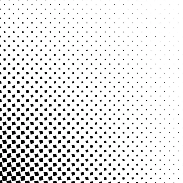 Monochrome square pattern - geometric abstract background graphic from angular squares — Stock Vector