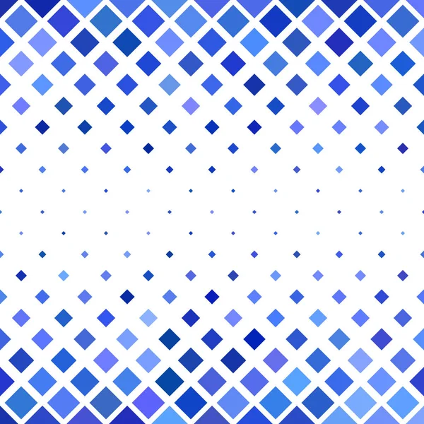 Fundo de padrão quadrado diagonal abstrato - gráfico vetorial de quadrados em tons azuis — Vetor de Stock