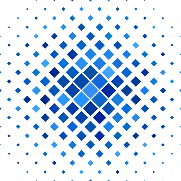 Blau abstrakte quadratische Muster Hintergrund - Vektorgrafik Design von diagonalen Quadraten — Stockvektor
