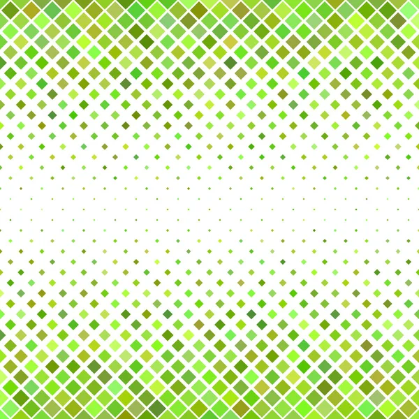 Fondo de patrón cuadrado diagonal abstracto - diseño vectorial de cuadrados verdes — Vector de stock