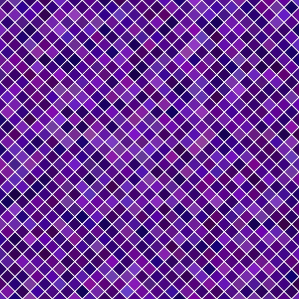 Fundo de padrão quadrado diagonal colorido - desenho vetorial geométrico de quadrados roxos — Vetor de Stock