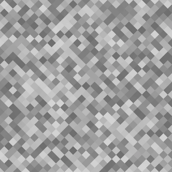 Fondo de patrón cuadrado abstracto - diseño vectorial geométrico de cuadrados diagonales en tonos grises — Vector de stock