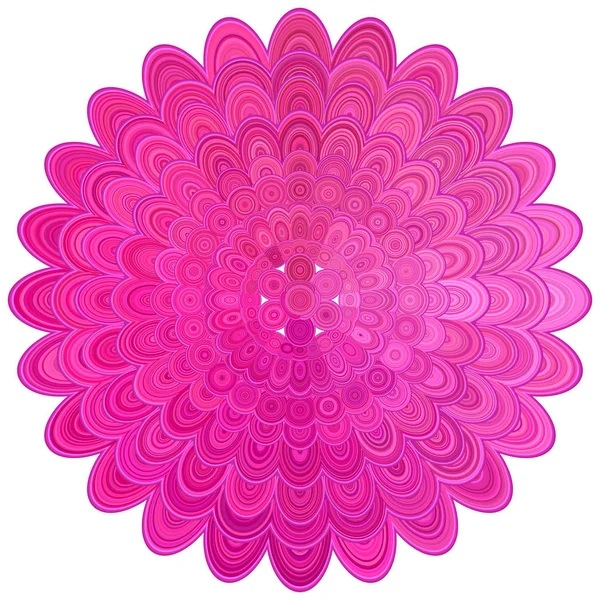 Abstract floral mandala art — Stock Vector