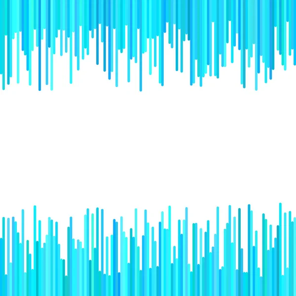 Moderner Hintergrund aus abgerundeten vertikalen Linienmustern in hellblauen Tönen - Vektorgrafik — Stockvektor