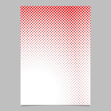 Geometrik yarı ton nokta desen arka plan sayfa şablonu