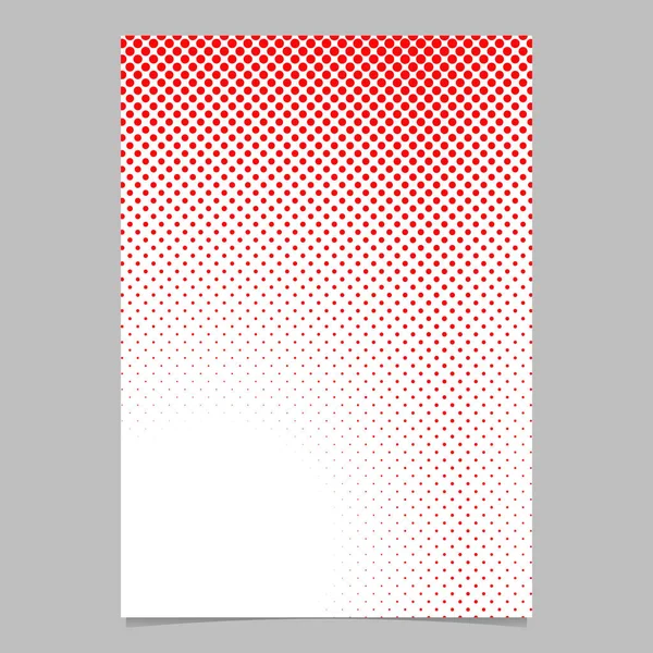 幾何学的なハーフトーン ドット パターン背景ページ テンプレート — ストックベクタ