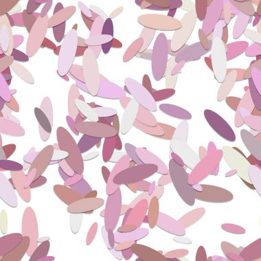 Sorunsuz soyut rasgele elips desen arka plan - vektör çizim üzerinden pembe tonda oval