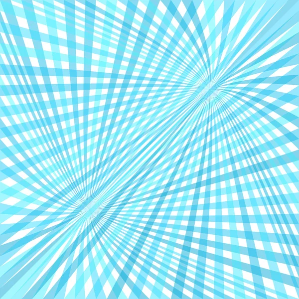 Curved burst background - vector graphic design from swirling rays in light blue tones — Stock Vector