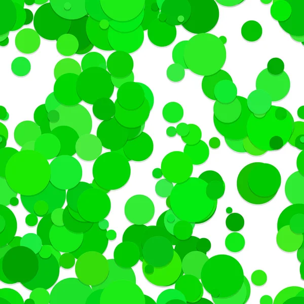 Repetir resumo padrão de ponto geométrico fundo - ilustração vetorial de círculos em tons verdes — Vetor de Stock