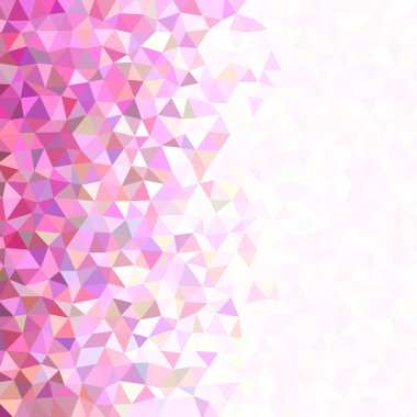 Retro geometrik kaotik düzenli üçgen arka plan