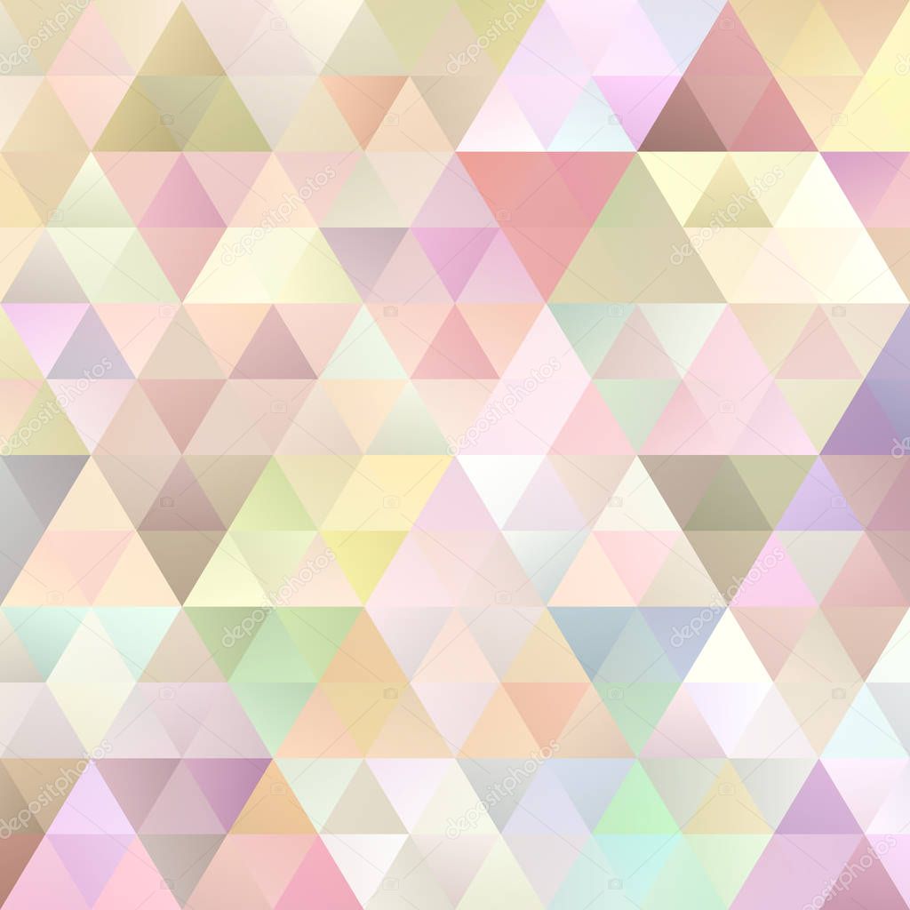 Abstract retro gradient triangle pattern background - vector graphic