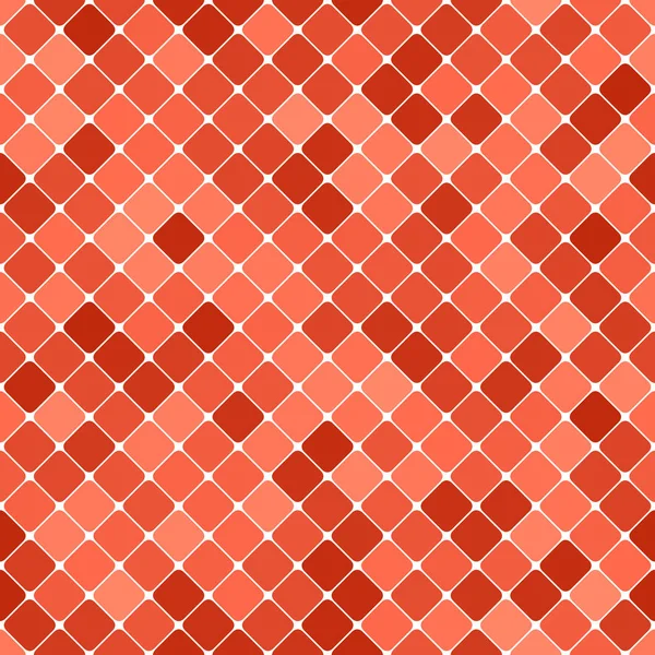 Rosso astratto senza soluzione di continuità diagonale sfondo modello quadrato - grafica vettoriale — Vettoriale Stock