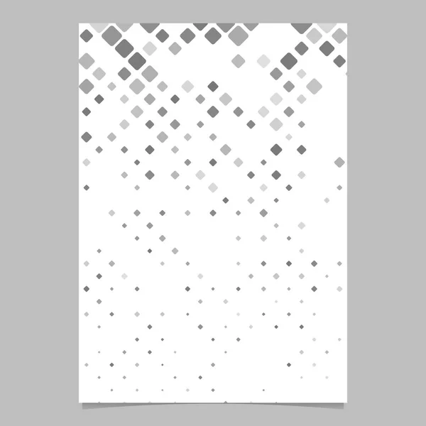 Resumen redondeado patrón de mosaico cuadrado folleto plantilla de fondo — Archivo Imágenes Vectoriales