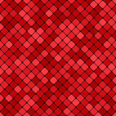 Kırmızı soyut Dikişsiz çapraz kare desen arka plan - vektör grafiği