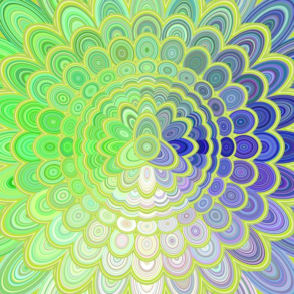 Mehrfarbige abstrakte florale Mandala Hintergrund — Stockvektor
