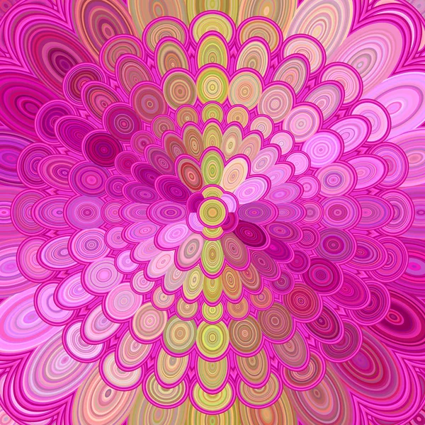Abstrakte Blume Mandala Hintergrund - Vektor Grafik-Design — Stockvektor