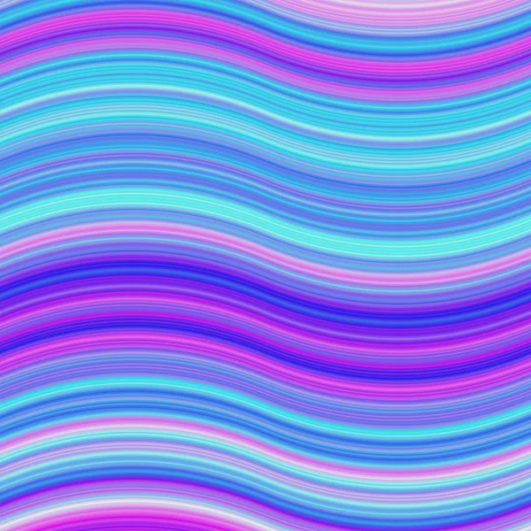 Blau gefärbte abstrakte Welle Hintergrund Design — Stockvektor