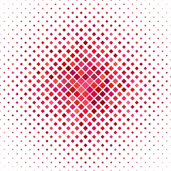 Abstracte diagonale vierkante patroon achtergrond - vector design van pleinen in rode tinten — Stockvector