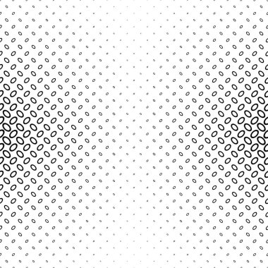 Soyut tek renkli elips desen tasarım