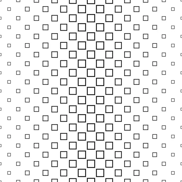 Black and white square pattern background — Stock Vector