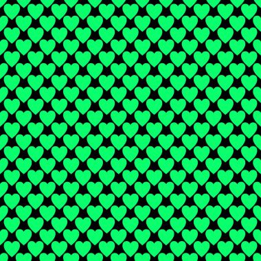 Yinelenen kalp arka plan deseni - vektör tasarımı