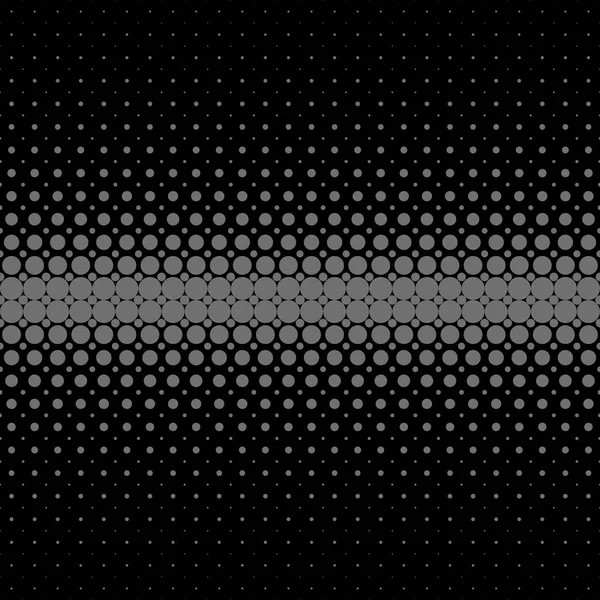 Geometrische abstrakte Halbtonmuster Hintergrund - Vektorgrafik aus Kreisen in verschiedenen Größen — Stockvektor