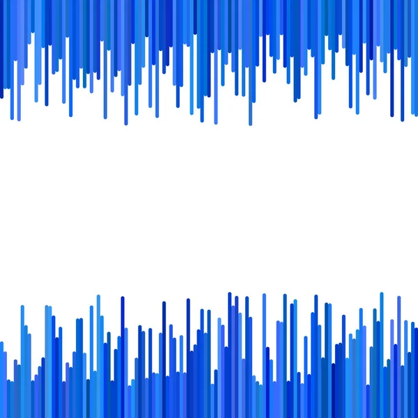 Blauer geometrischer Hintergrund aus abgerundeten vertikalen Streifen — Stockvektor