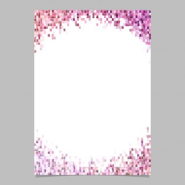 Soyut kartı şablonu - trendy belge pembe tonlarda dikdörtgenler grafik tasarımdan