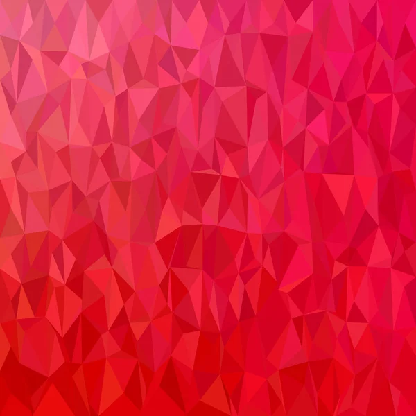 Geometriskt abstrakt oregelbunden triangel bakgrund - polygon vektorillustration från red tonas trianglar — Stock vektor