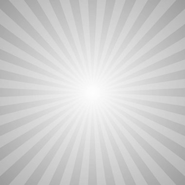 Retro soyut sun ray arka plan - Radyal ışınları ile vektör grafik tasarım