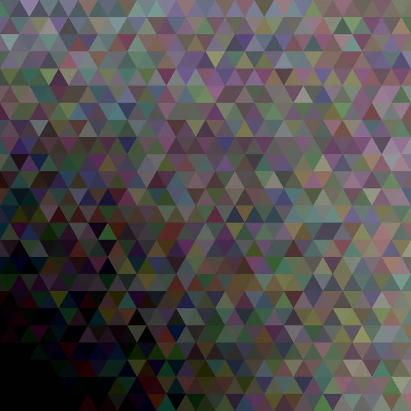 Latar belakang pola segitiga geometris mosaik vektor desain grafis - Stok Vektor