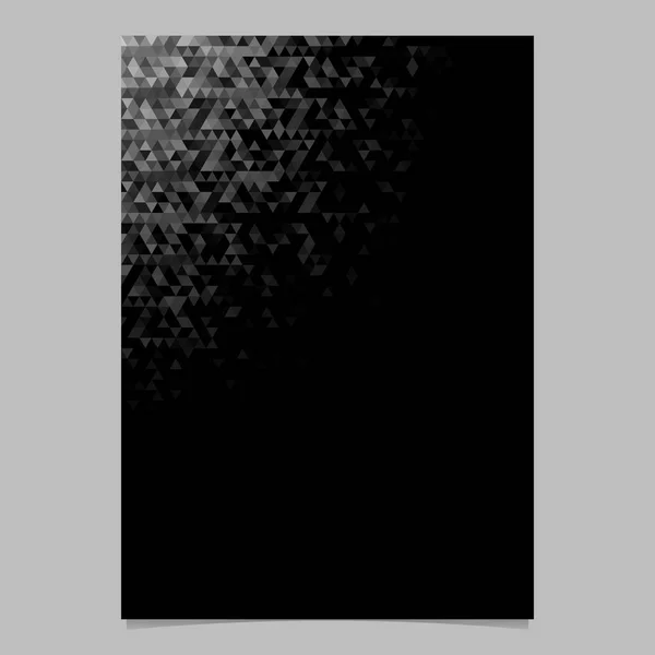 Abstracte driehoek brochure achtergrond sjabloon — Stockvector