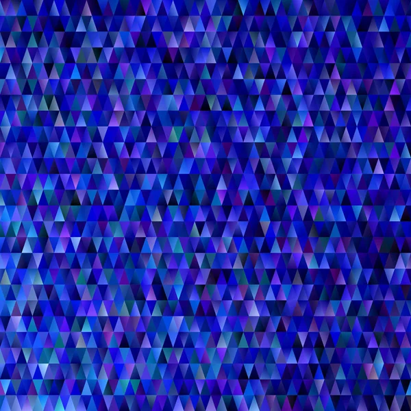 Dark blue abstract gradient geometrical triangle polygon pattern background — Stock Vector