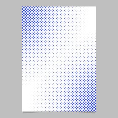 Soyut yarı ton nokta deseni flyer şablonu - vektör broşürü arka plan tasarımı
