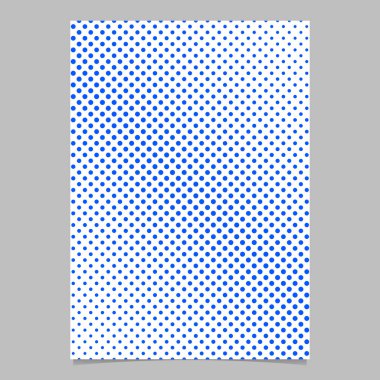 Retro yarı ton nokta desen arka plan broşür şablonu