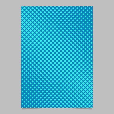 Yarı ton nokta deseni afiş arka plan tasarımı üzerinden çapraz daireler