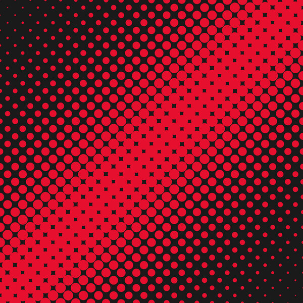 Halftone circle pattern background design - vector graphic design