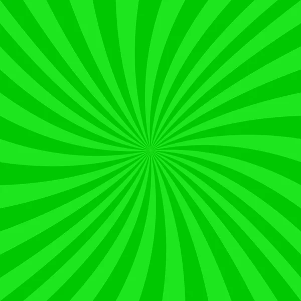 Green abstract spiral design background — Stock Vector