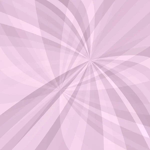 Roze gebogen ray burst achtergrond - vector design — Stockvector