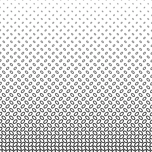 Black and white ellipse pattern background — Stock Vector