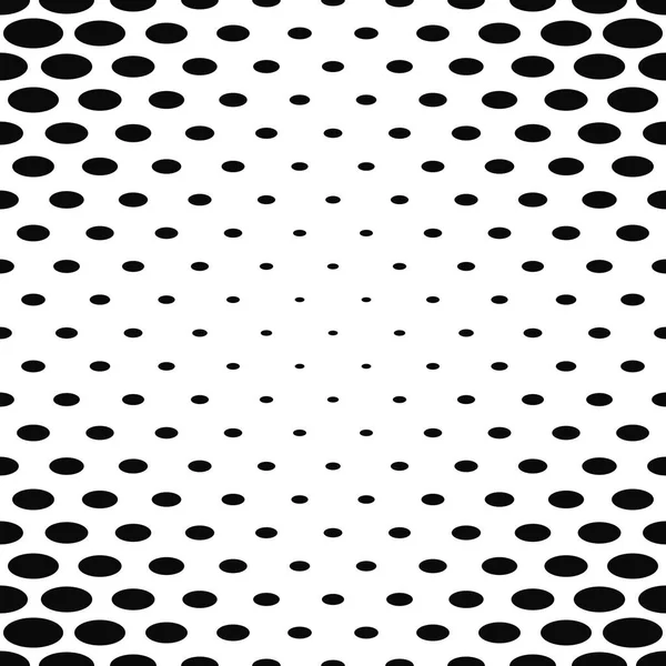 Monochrome abstract ellipse pattern background — Stock Vector