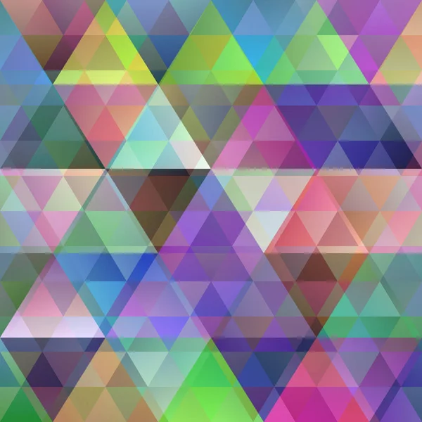 Retro geometrische dubbele driehoek patroon achtergrond - grafisch ontwerp — Stockvector
