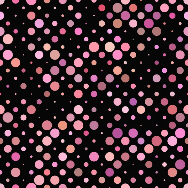 Pink seamless dot pattern background - vector graphic — Stock Vector
