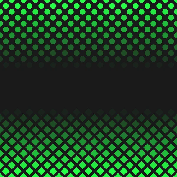 Retro abstrakt halvton mönster bakgrund - vektorillustration från rutor och prickar — Stock vektor