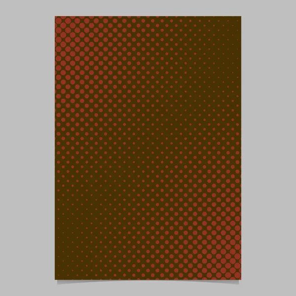 Diseño de plantilla de página de patrón de punto de medio tono abstracto — Archivo Imágenes Vectoriales