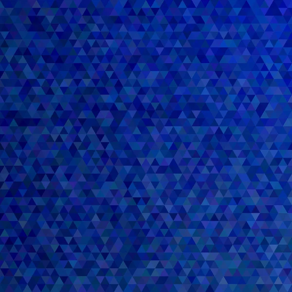 Fond triangle carrelé abstrait polygonal bleu foncé - design graphique vectoriel moderne — Image vectorielle