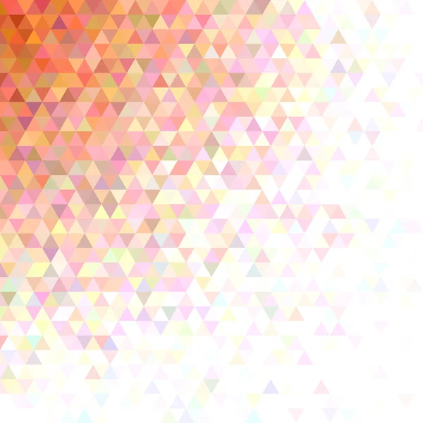 Abstrakta triangel mönster bakgrund - vector mosaic grafisk design från vanliga trianglar — Stock vektor