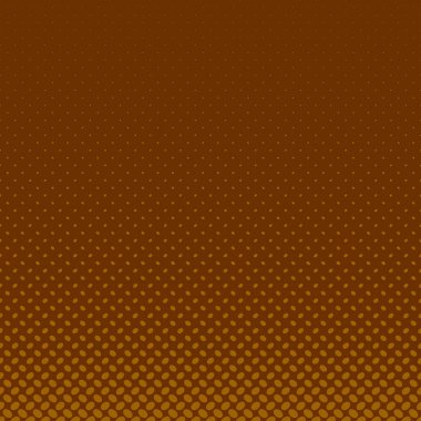 Kahverengi geometrik yarı ton elips desen arka plan - vektör grafiği